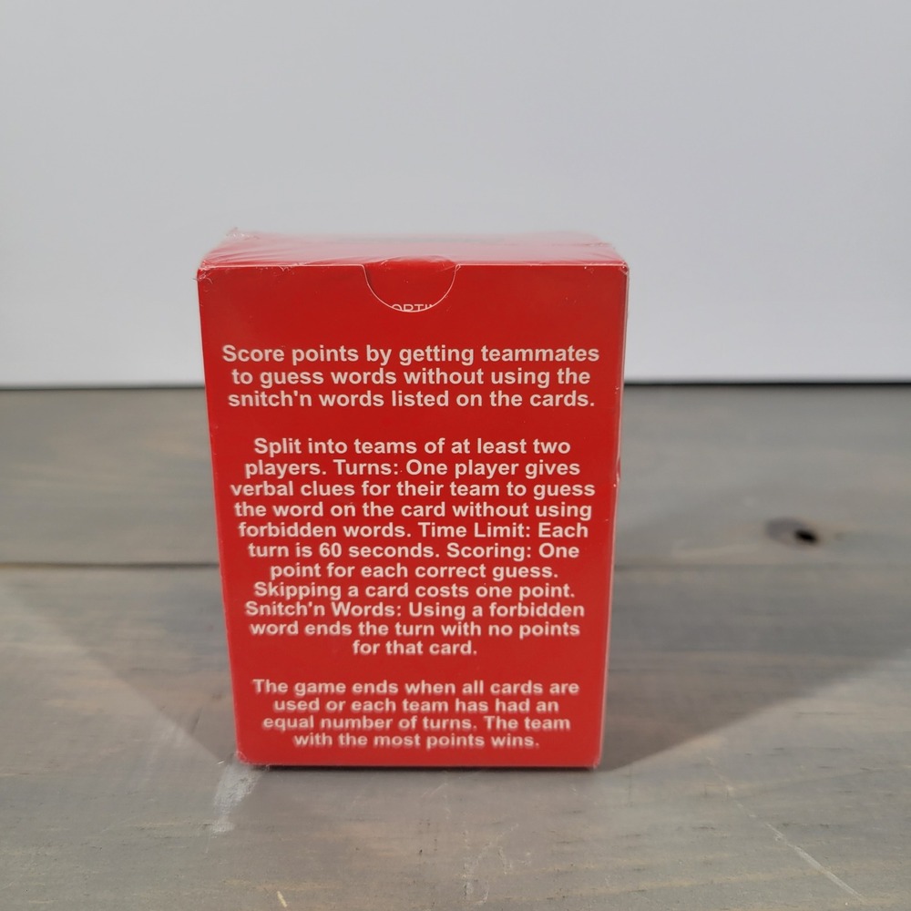 Dont Snitch Say Without Saying Card‎ Game Party Game New Sealed - Picture 3 of 4